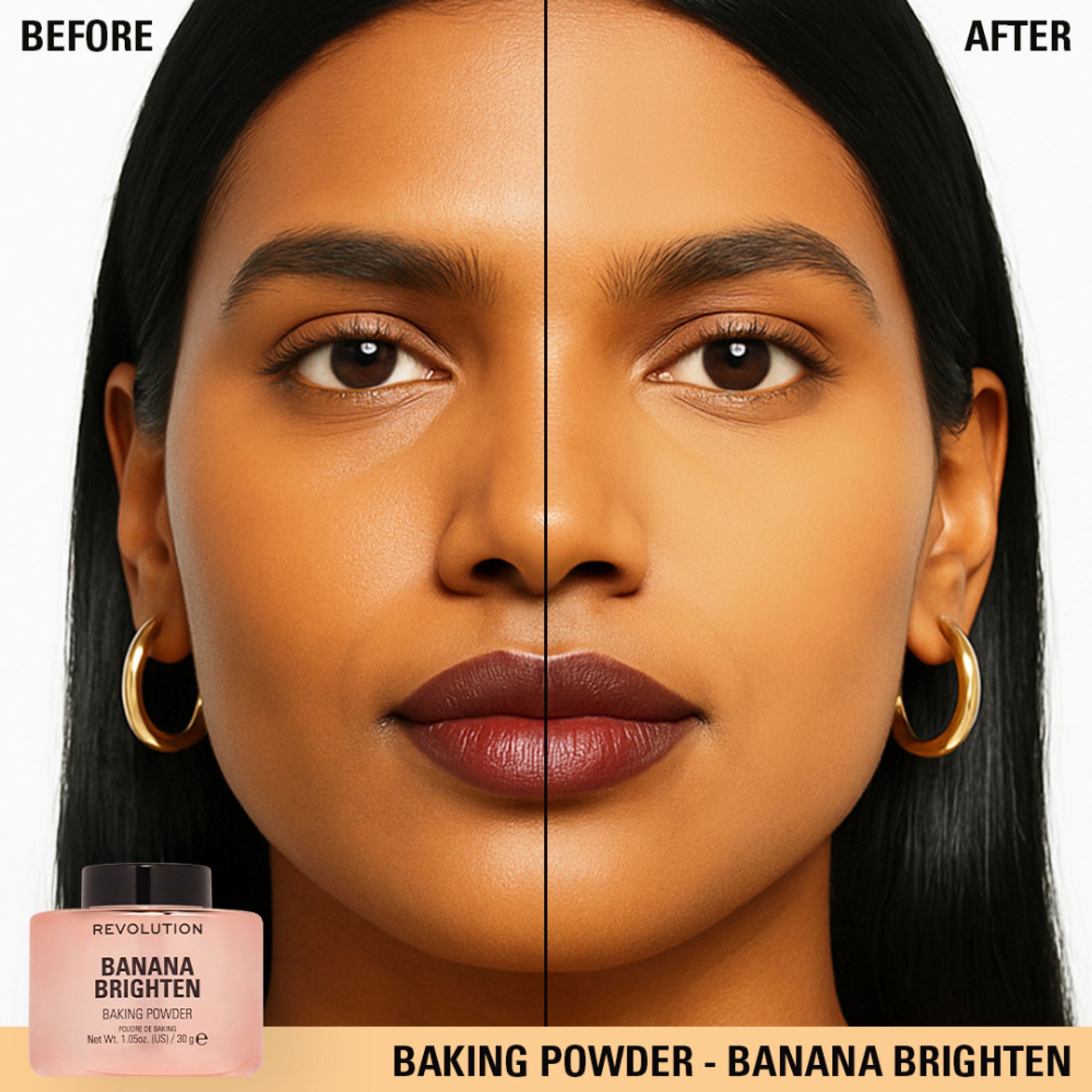Makeup Revolution Banana Brighten Baking Powder - Yellow