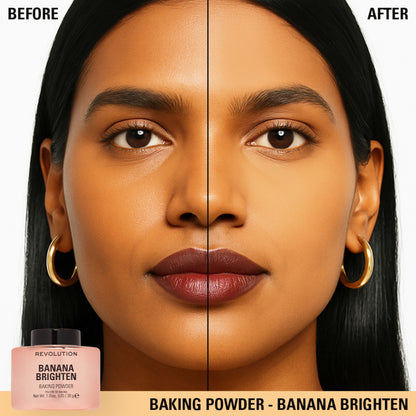 Makeup Revolution Banana Brighten Baking Powder - Yellow