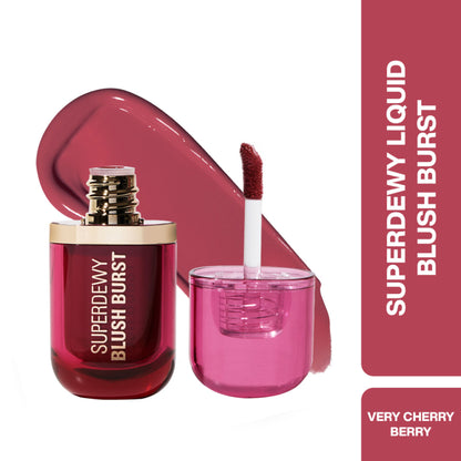 Makeup Revolution Superdewy Liquid Blush Burst - Very Cherry Berry