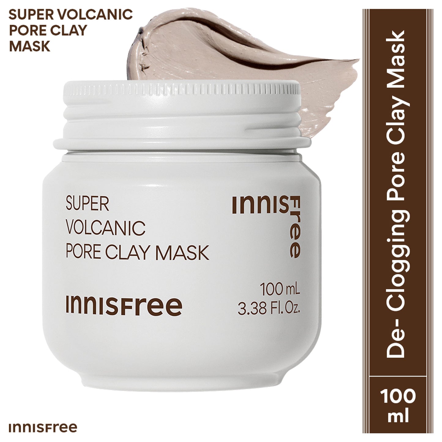 Innisfree Pore Clearing Clay Mask 2X With Volcanic Clusters