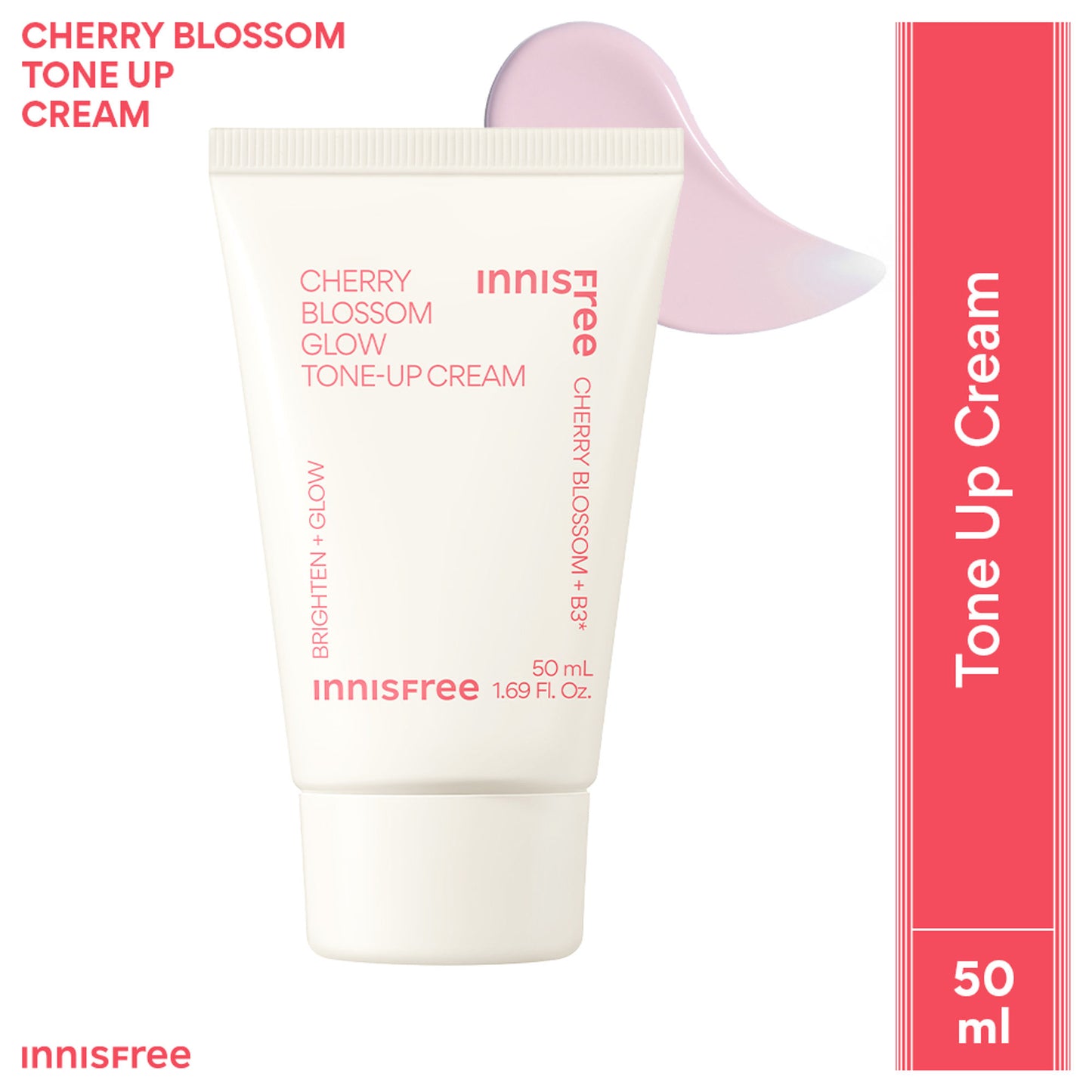 Innisfree Jeju Cherry Blossom Tone Up Cream - Dewy & Glowy Finish