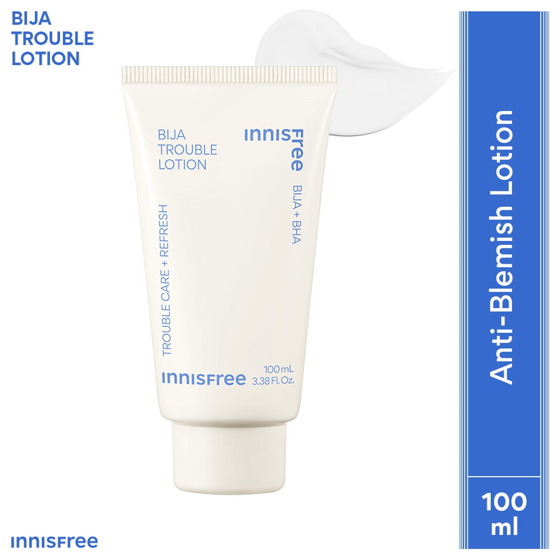 Innisfree Bija Trouble Care Lotion With Salicylic Acid For Oily, Combination Skin - Provides Smooth Skin