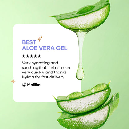 Nykaa Naturals Aloe Vera Gel - Hydrates & Soothes Skin, Repairs and Nourishes Hair for Healthy Glow