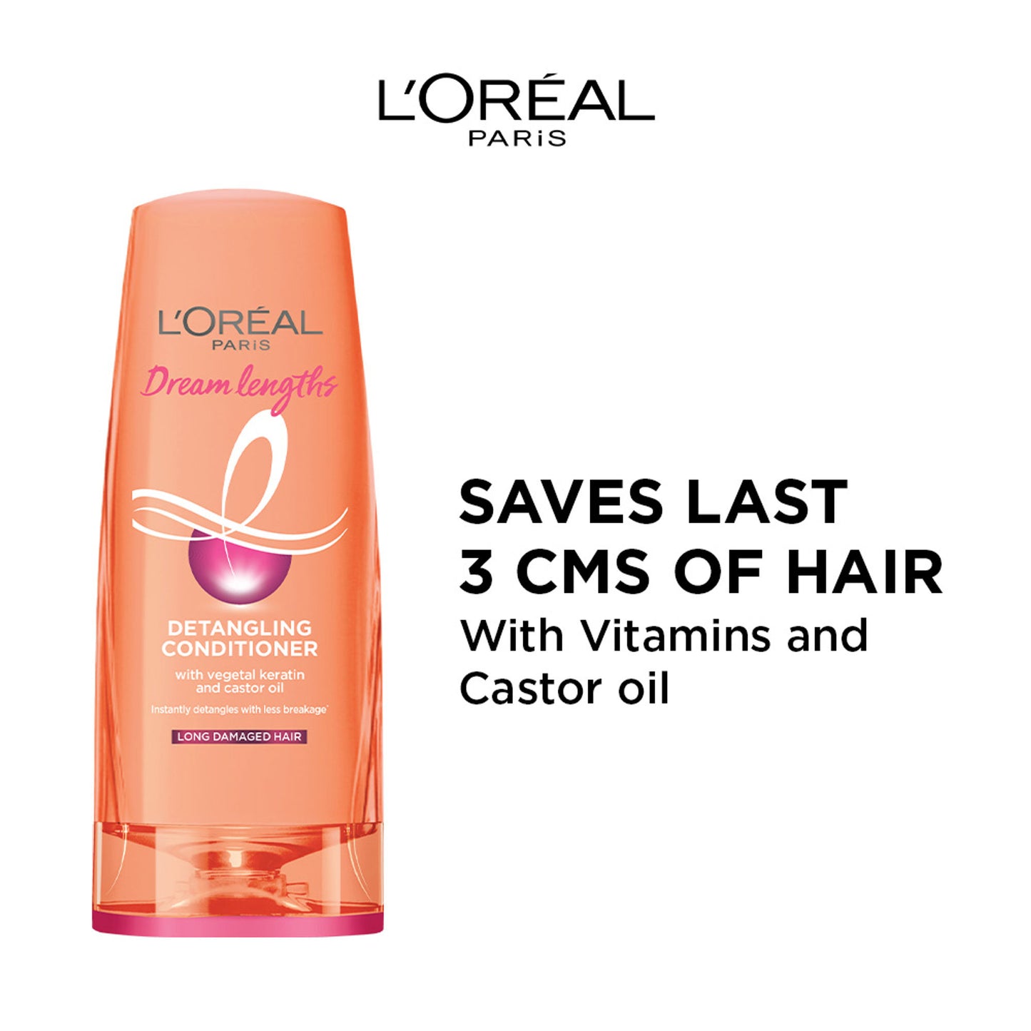 L'Oreal Paris Dream Lengths Detangling Conditioner For Long Damaged Hair