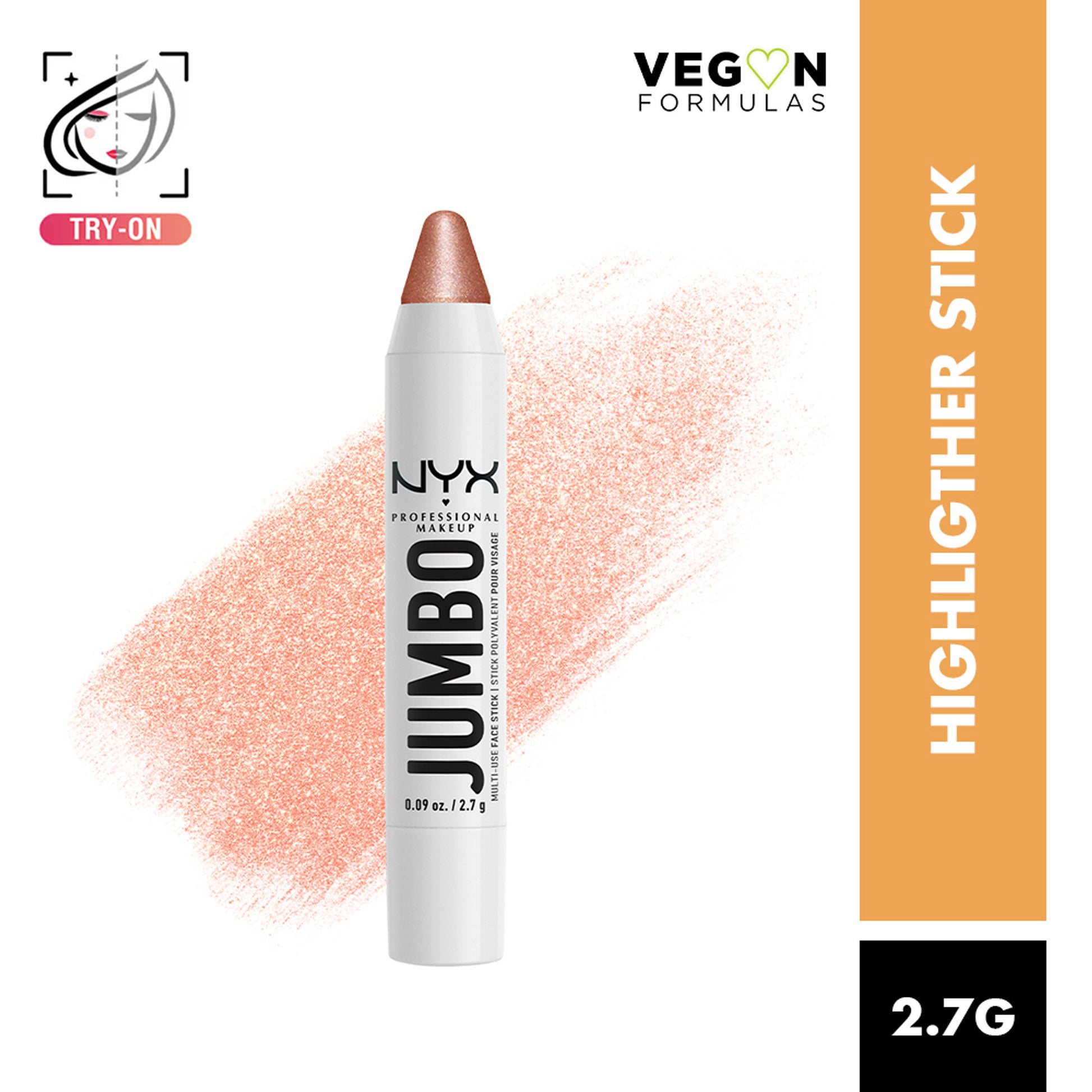 NYX Professional Makeup Jumbo Highlighter - Apple Pie - Coconut Cake