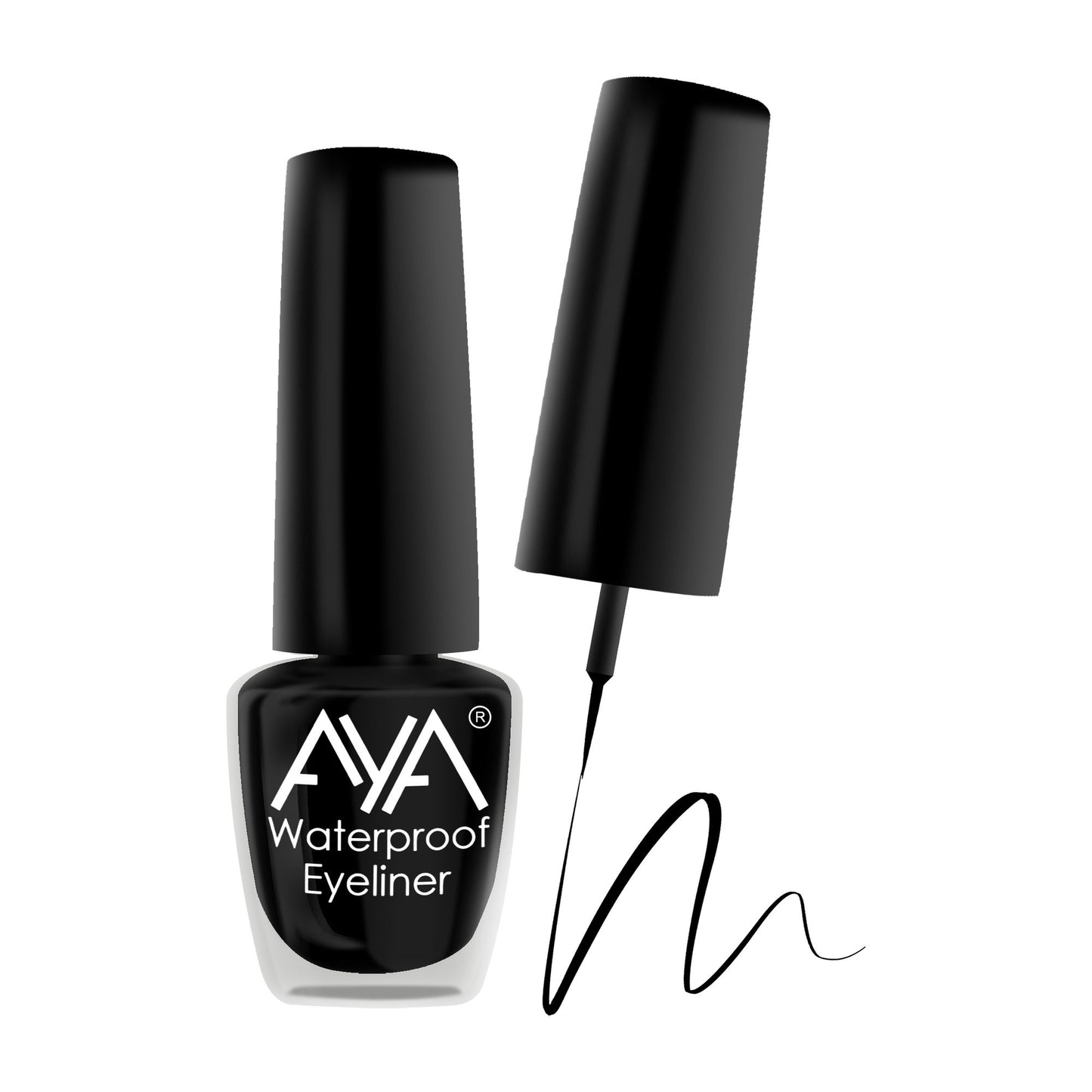 AYA 24 Hrs Long Lasting & Waterproof Eyeliner - Black