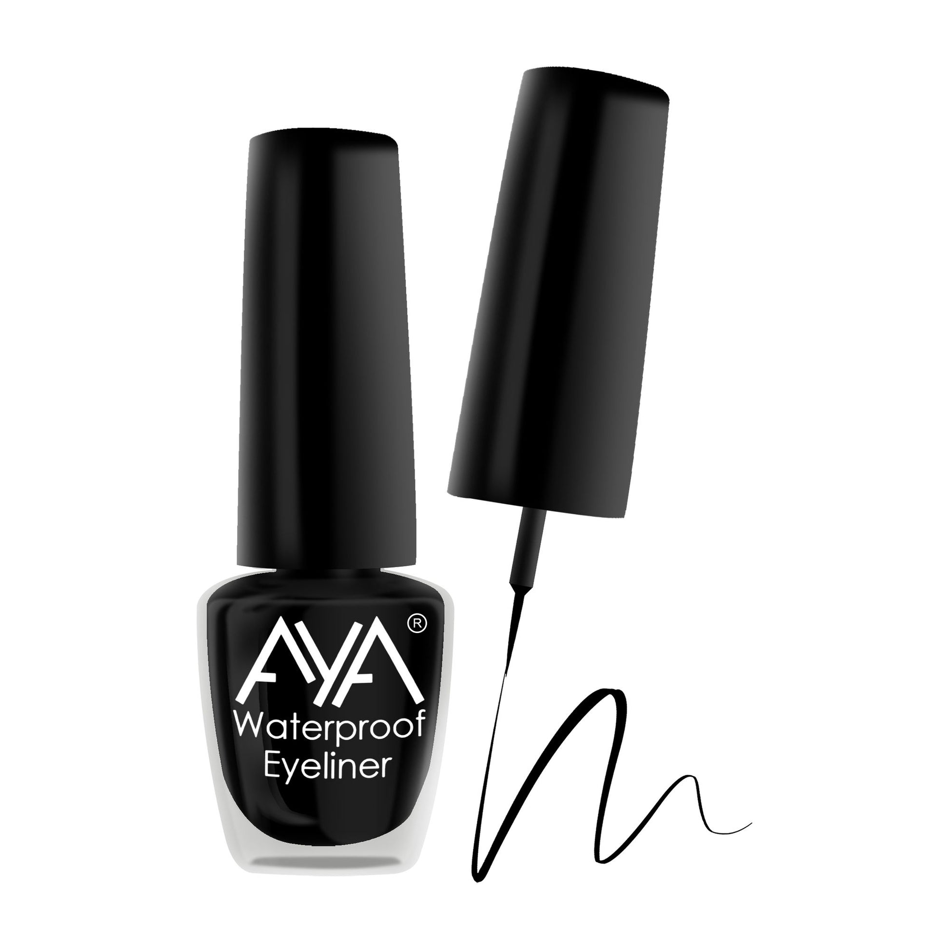 AYA 24 Hrs Long Lasting & Waterproof Eyeliner - Black