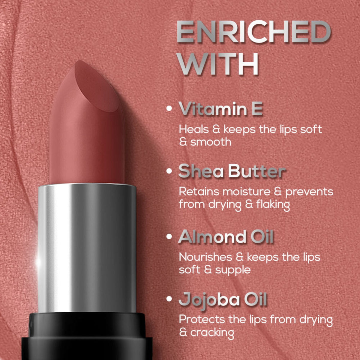 Renee Prime Matte Lipstick - 03 Velvet Mauve