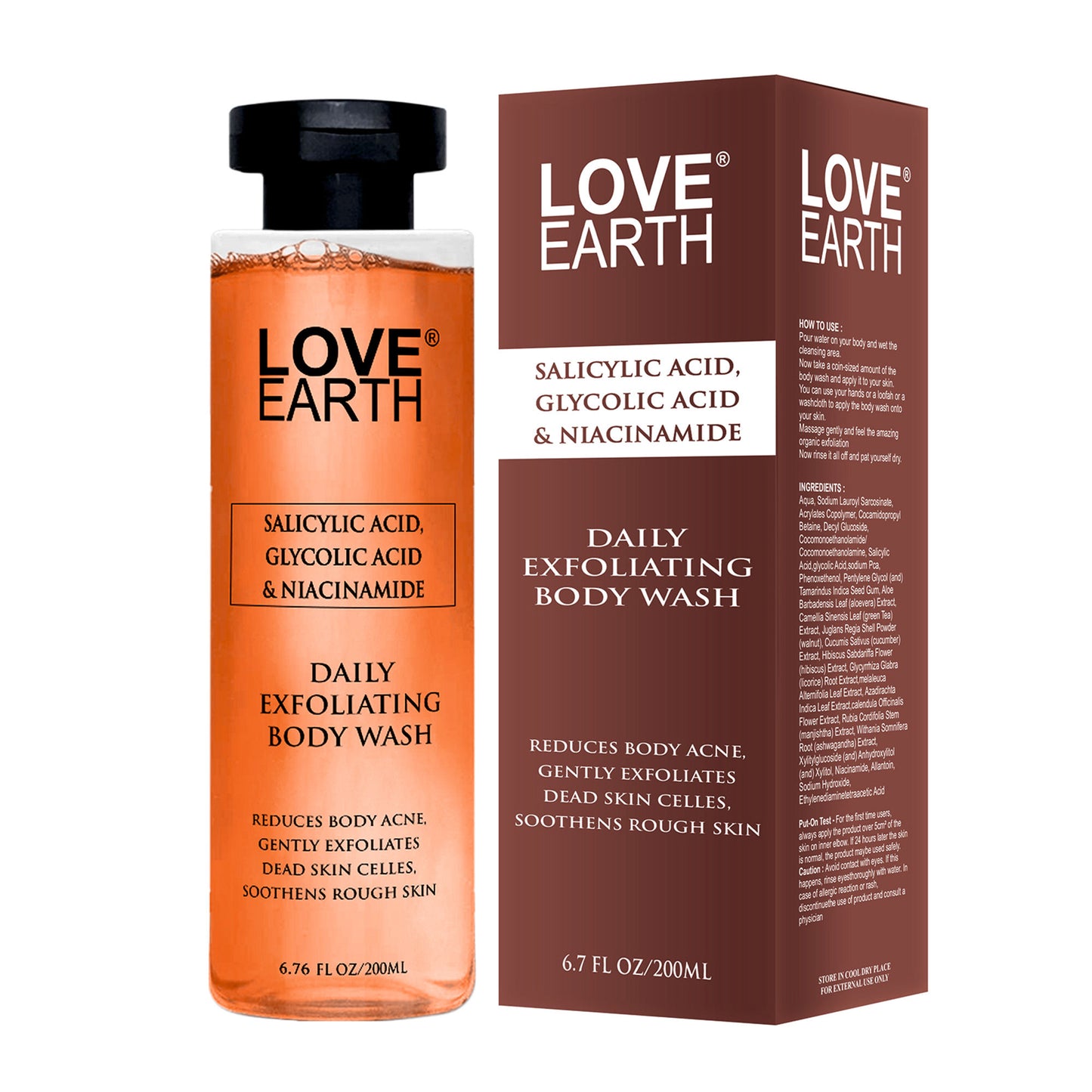 Love Earth Daily Exfoliating Body Wash