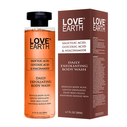 Love Earth Daily Exfoliating Body Wash