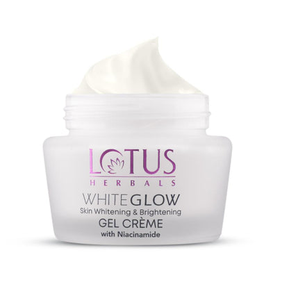 Lotus Herbals WhiteGlow Skin Whitening & Brightening Gel Cream|With Niacinamide|All Skin Types