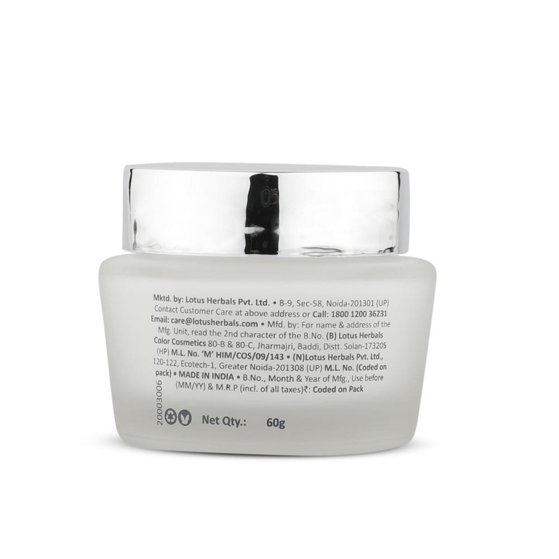 Lotus Herbals WhiteGlow Skin Whitening & Brightening Gel Cream|With Niacinamide|All Skin Types