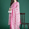 Dhiyona IE Floral Printed Kurta with Trousers & Dupatta