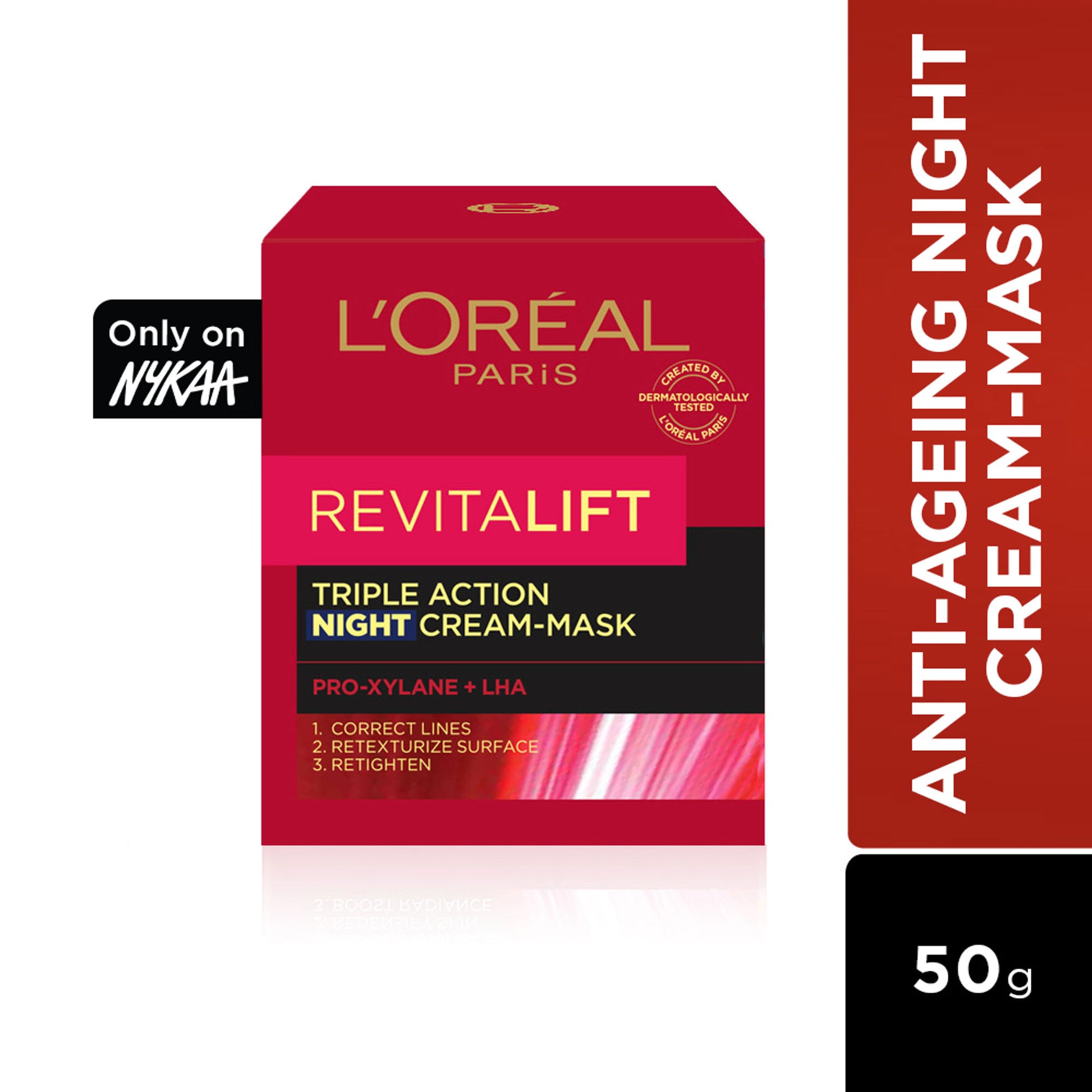 L'Oreal Paris Revitalift Triple Action Night Cream-Mask