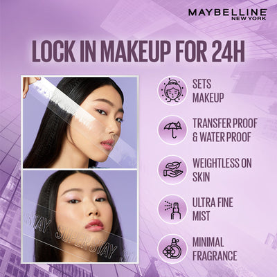 Maybelline New York Superstay Double Fixer, Double Fixing Polymers For 2X Longwear + 24H Hydration