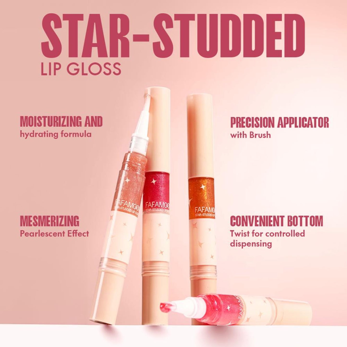 Focallure FA-L27 Star-Studded Lip Gloss - Daja Vu