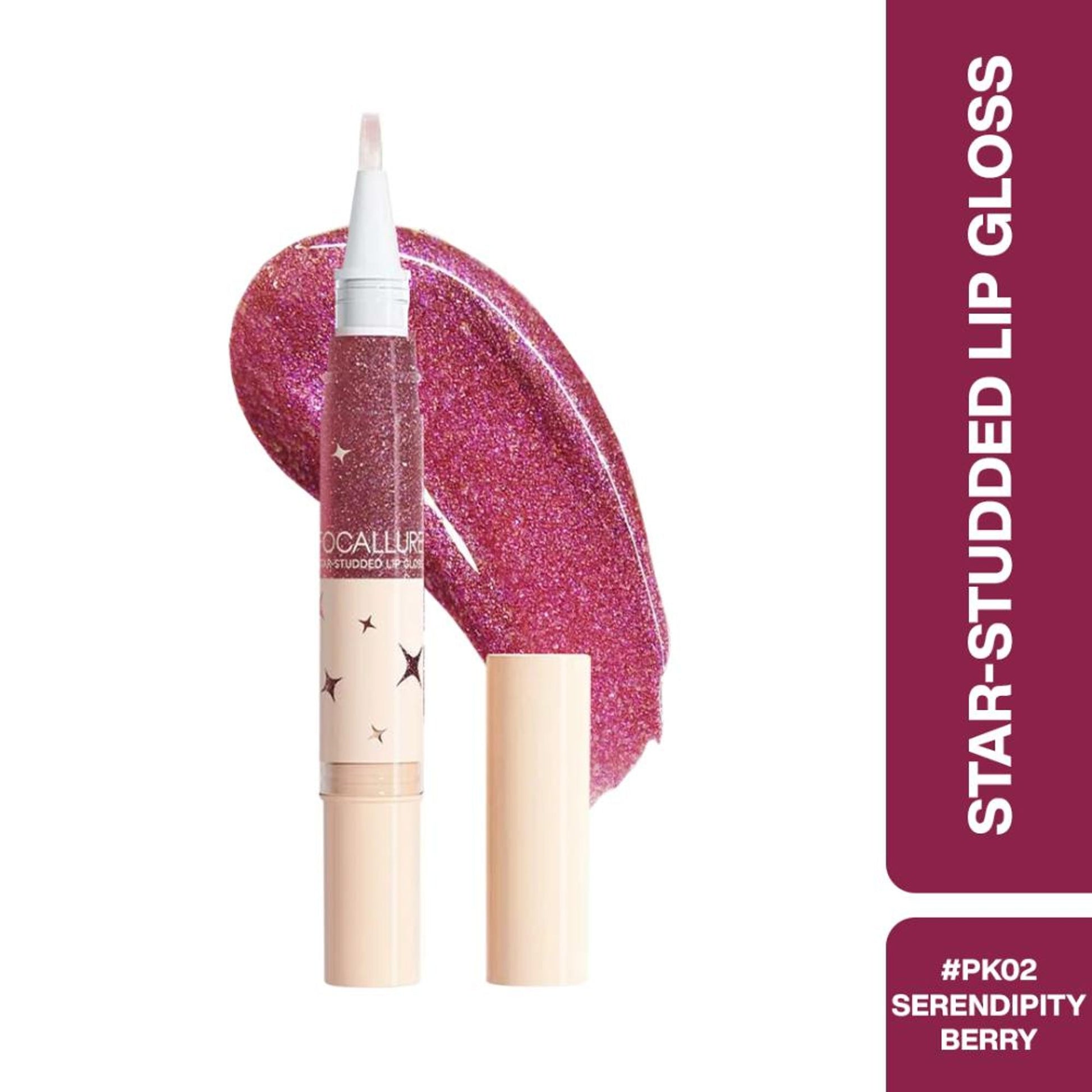 Focallure FA-L27 Star-Studded Lip Gloss - Serendipity Berry