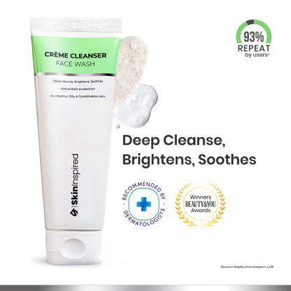 SkinInspired Creme Cleanser Facewash
