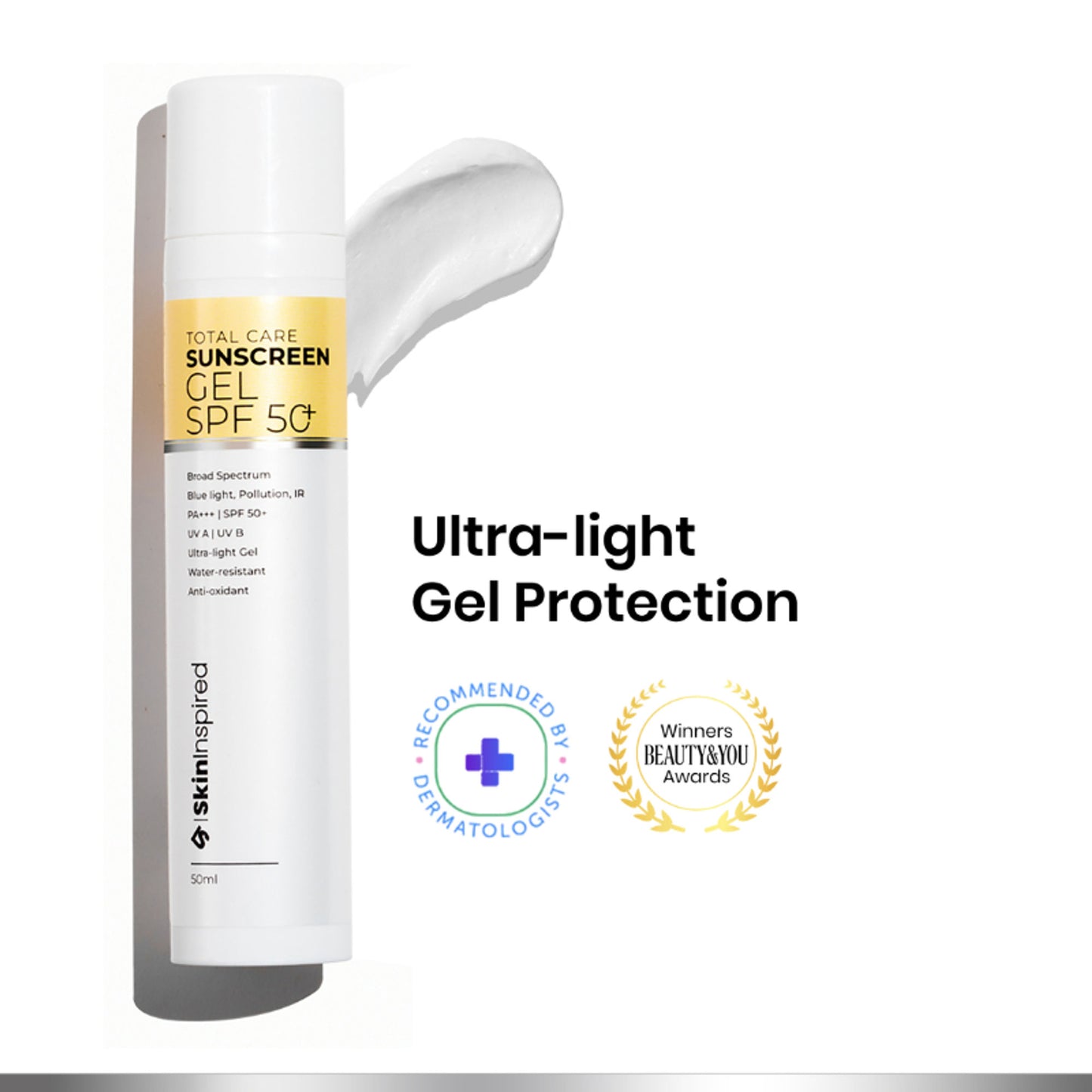 SkinInspired Total Care Sunscreen Gel With SPF 50+ PA+++