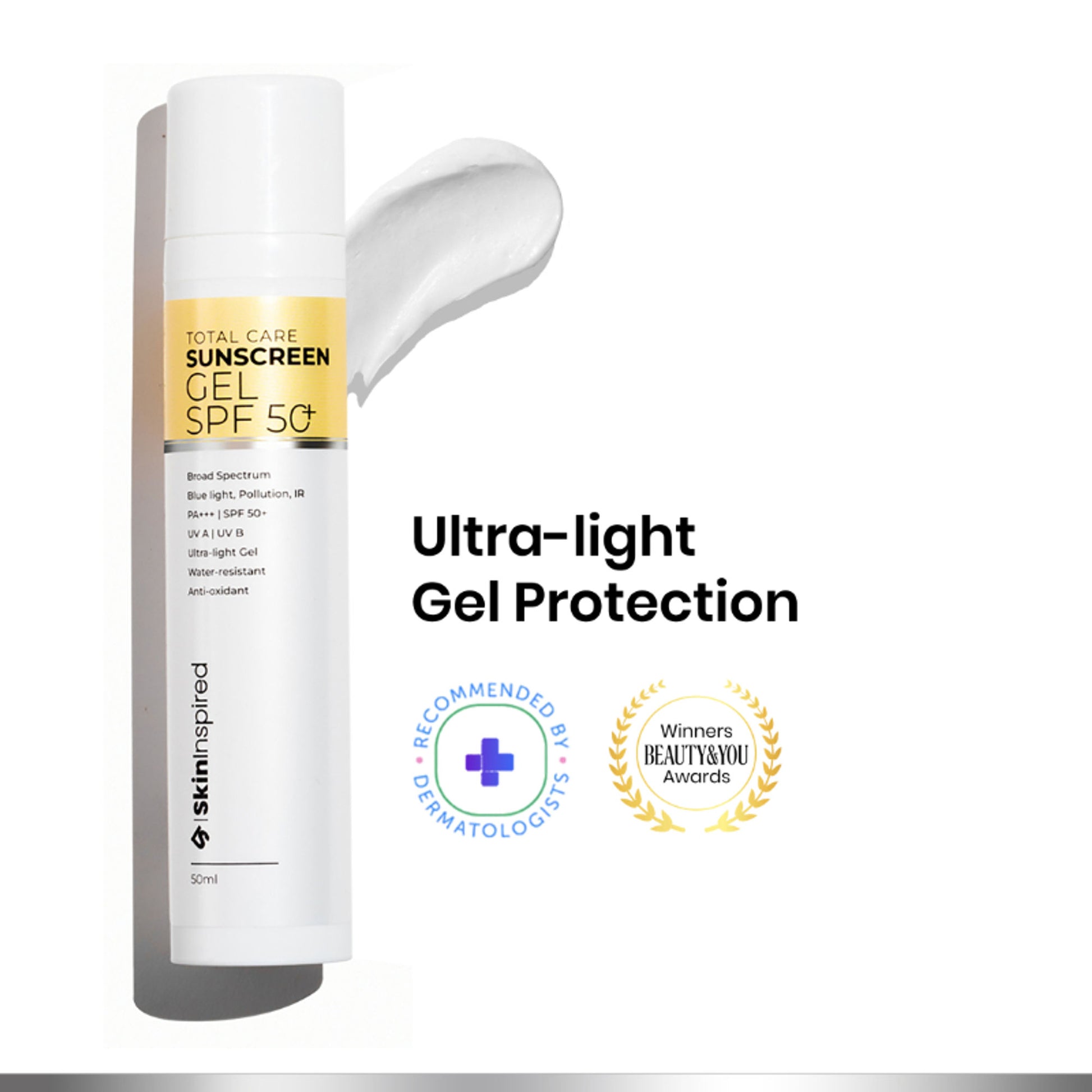 SkinInspired Total Care Sunscreen Gel With SPF 50+ PA+++