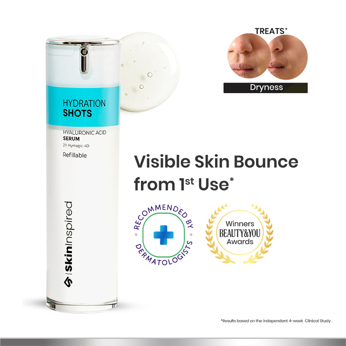 SkinInspired Hydration Shots Hyaluronic Acid Serum