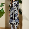 Dhiyona IE Women Floral Printed Regular Pure Cotton Kurta with Trousers