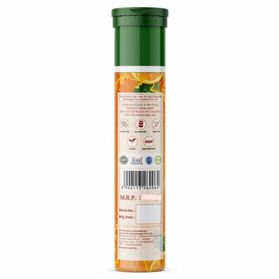 Himalayan Organics Vitamin-C Orange Flavour With Amla & Zinc Tablets