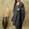 Dhiyona VA Women's Ethnic Motifs Printed Regular Kurta with Trousers & Dupatta
