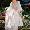 Indyancart IE Women Floral Embroidered Regular Kurta with Trousers & With Dupatta