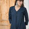 Indyancart IE Printed Pure Cotton V-Neck Top With Trousers Co-Ords