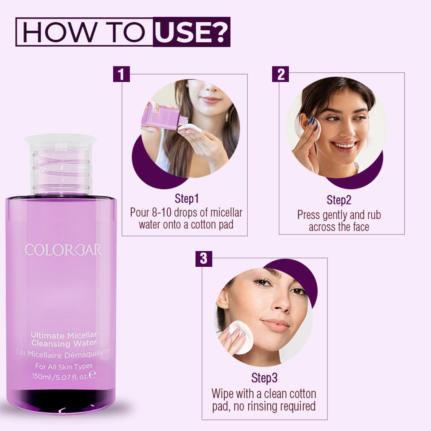 Colorbar Ultimate Micellar Cleansing Water