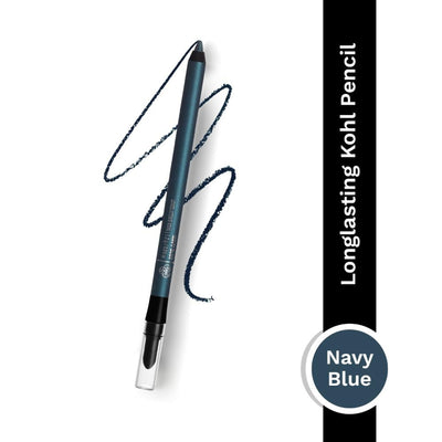 PAC Longlasting Kohl Pencil - Waterproof Intense Payoff, One Swipe Application - Navy Blue