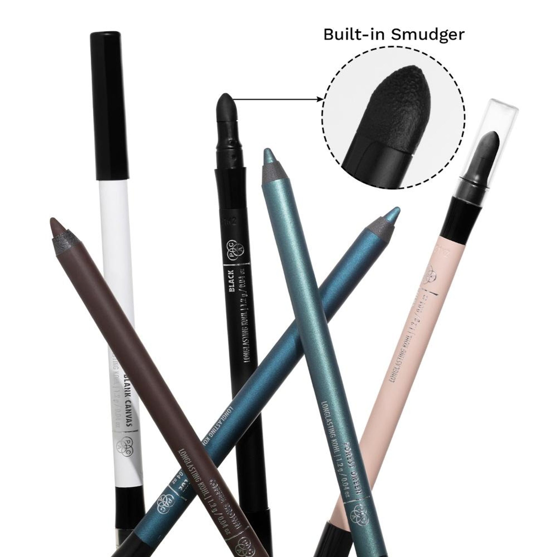 PAC Longlasting Kohl Pencil - Waterproof Intense Payoff, One Swipe Application - Navy Blue