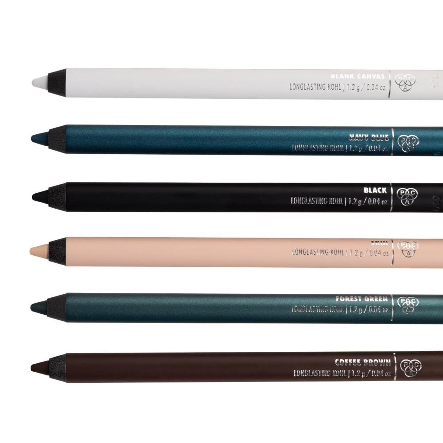 PAC Longlasting Kohl Pencil - Waterproof Intense Payoff, One Swipe Application - Navy Blue