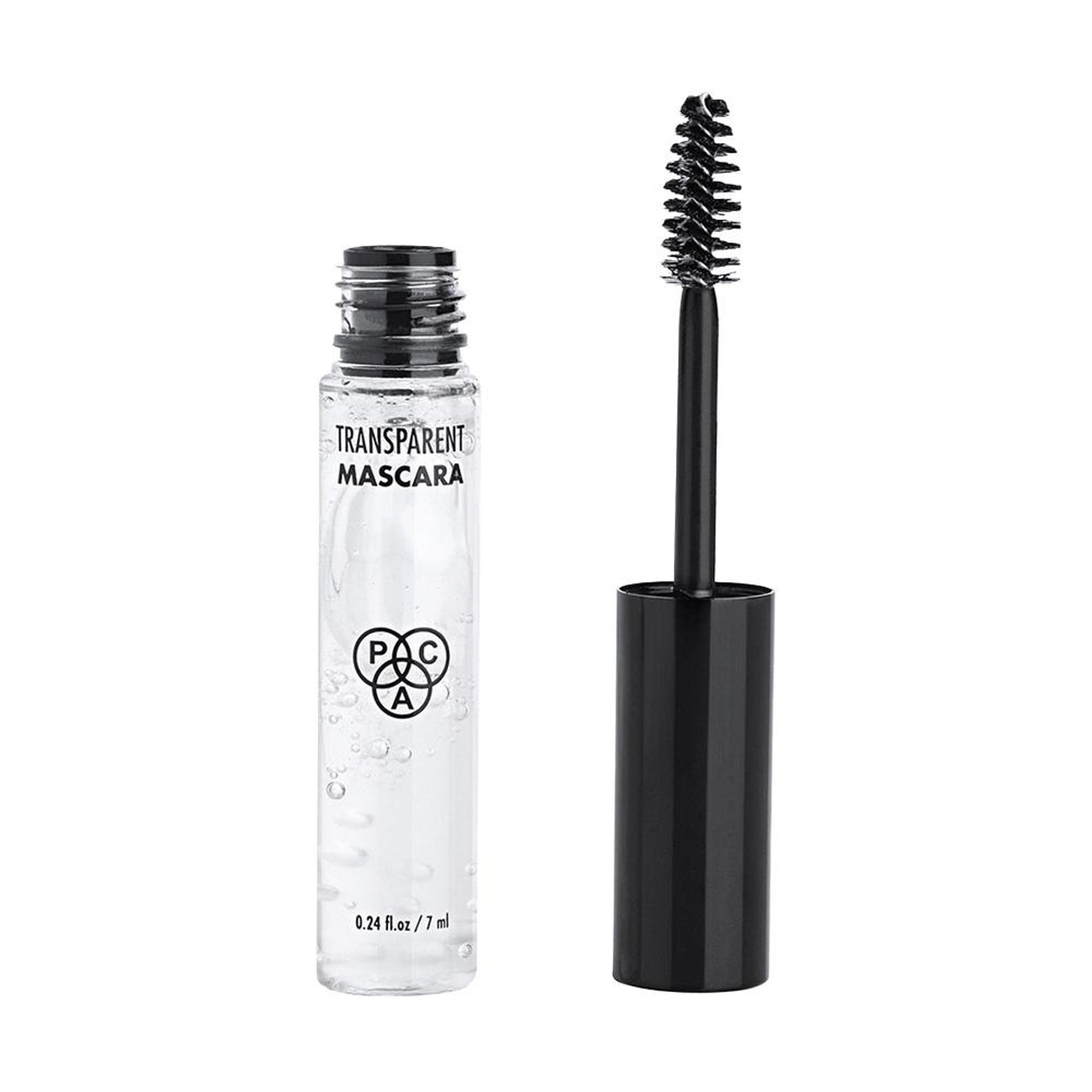 PAC Transparent Mascara - Holds Lashes & Eyebrows All Day Long, Clump-Free & Clear Gel Mascara