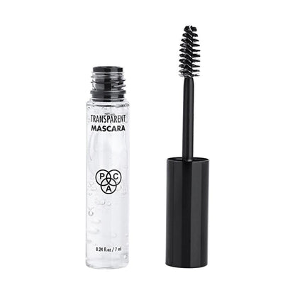 PAC Transparent Mascara - Holds Lashes & Eyebrows All Day Long, Clump-Free & Clear Gel Mascara