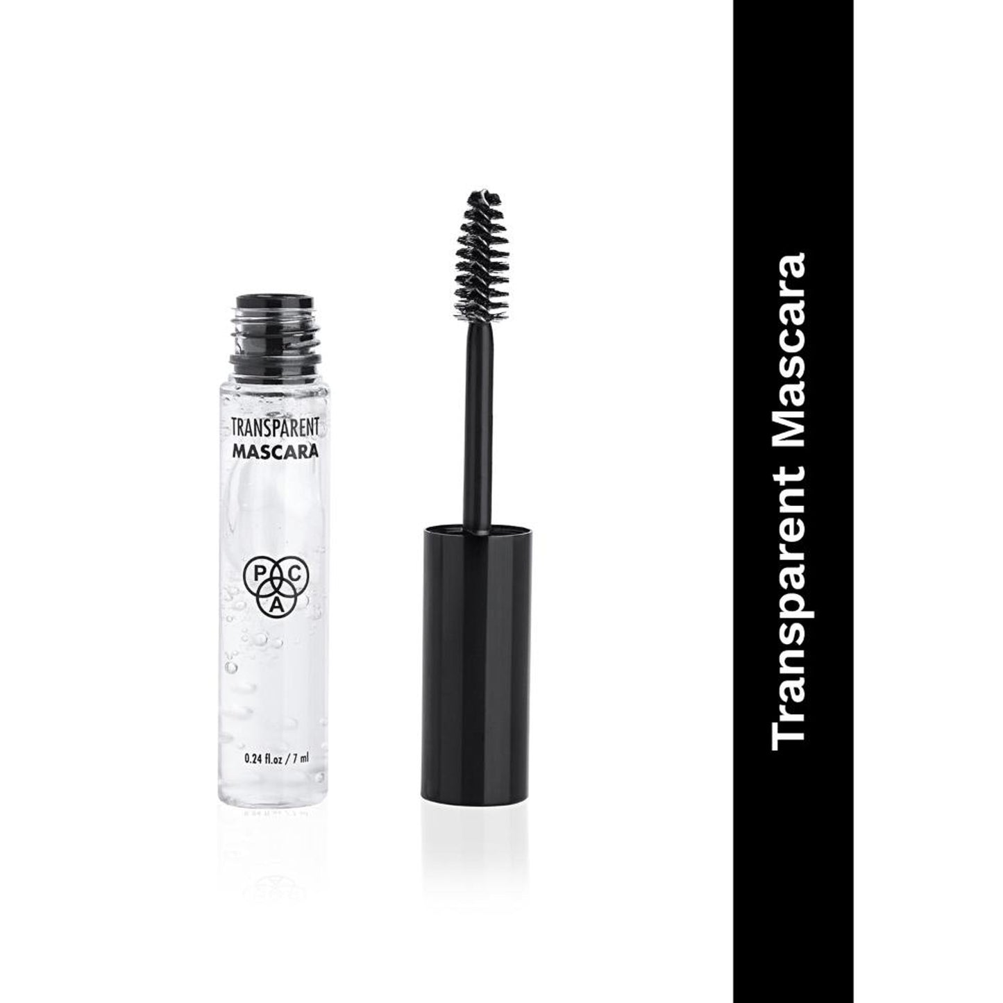 PAC Transparent Mascara - Holds Lashes & Eyebrows All Day Long, Clump-Free & Clear Gel Mascara