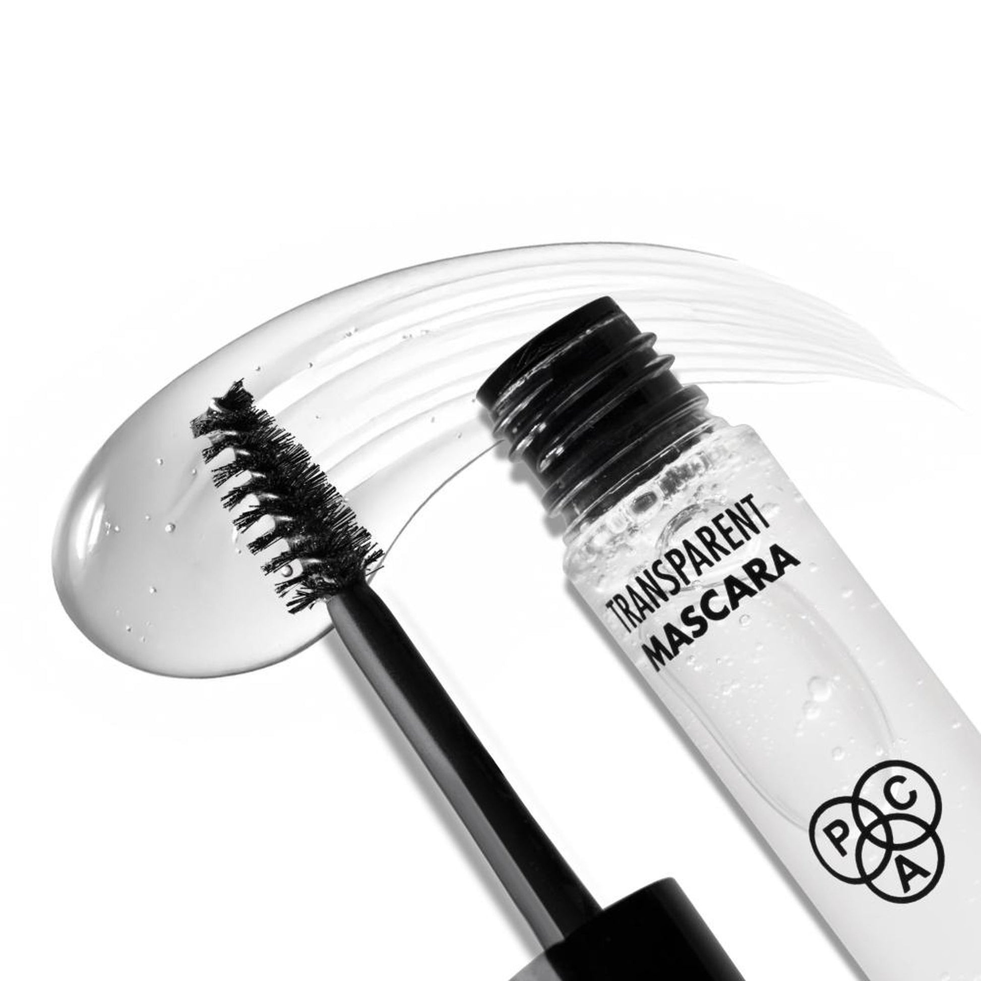 PAC Transparent Mascara - Holds Lashes & Eyebrows All Day Long, Clump-Free & Clear Gel Mascara