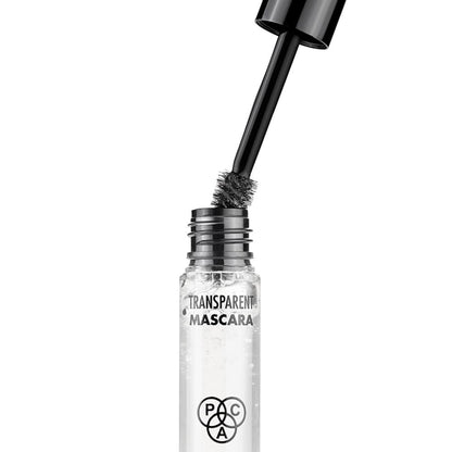 PAC Transparent Mascara - Holds Lashes & Eyebrows All Day Long, Clump-Free & Clear Gel Mascara