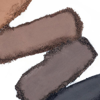 PAC Eyebrow Definer Palette 4 colors - Fine Powder Formula With 2-in-1 Angled Spoolie Brush