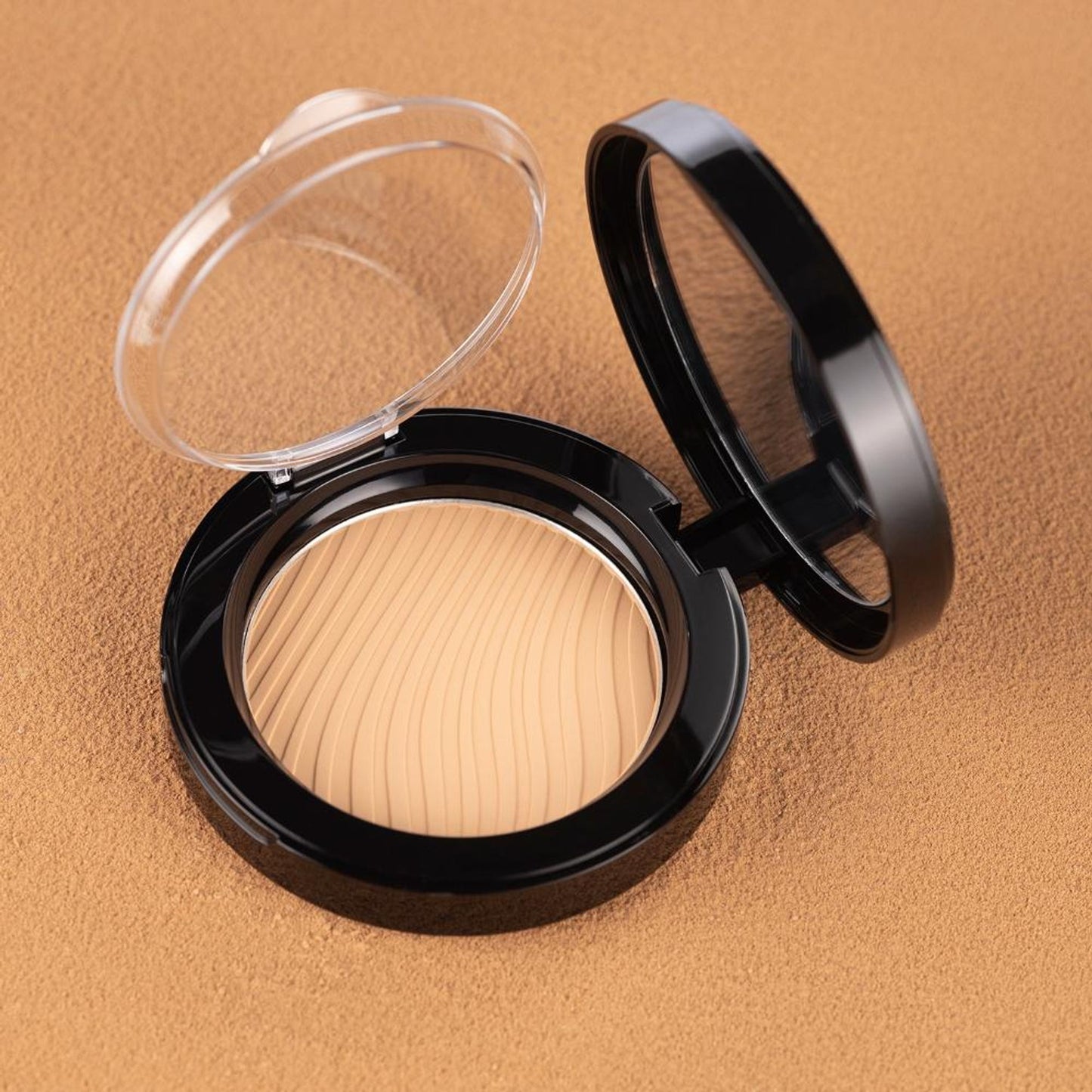 PAC Take Cover Compact Powder - Longlasting Full Coverage, Soft Matte Finish - 09 caramel Pop
