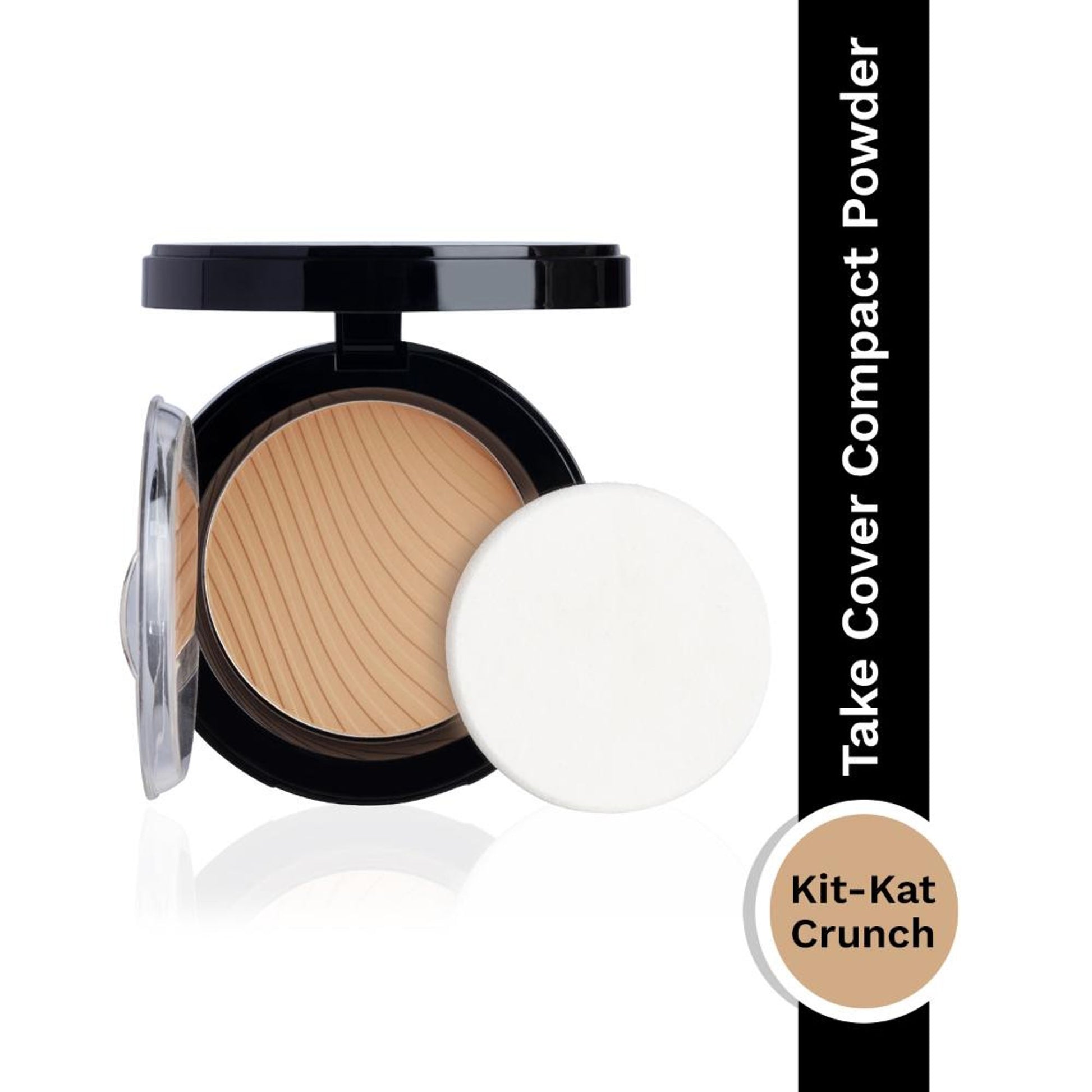 PAC Take Cover Compact Powder - Longlasting Full Coverage, Soft Matte Finish - 19 kit-kat Crunch