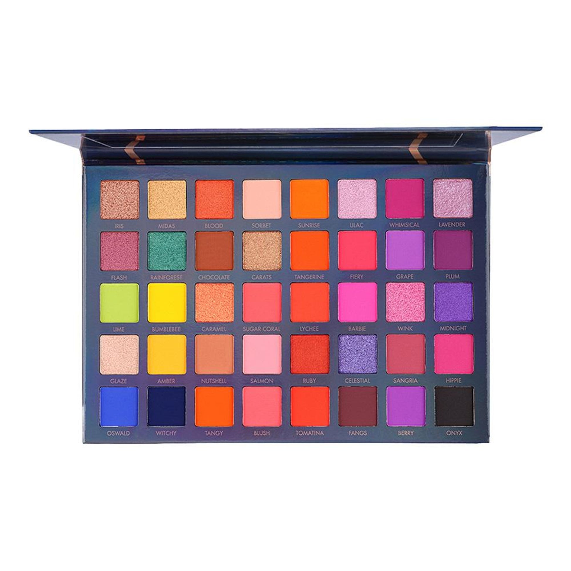 PAC Vibe Eyeshadow Palette X40 Season 1 - Blendable Formula, Intense Color Payoff, Richly Pigmented