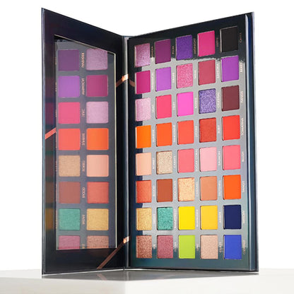 PAC Vibe Eyeshadow Palette X40 Season 1 - Blendable Formula, Intense Color Payoff, Richly Pigmented