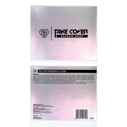 PAC Take Cover Eyeshadow Book Palette - Versatile MUA Palette, Highly Pigmented Blends Effortlessly