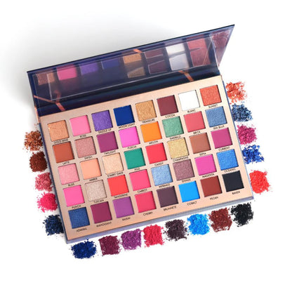 PAC Vibe Eyeshadow Palette X40 Season 2 - Blendable Formula, Intense Color Payoff, Richly Pigmented