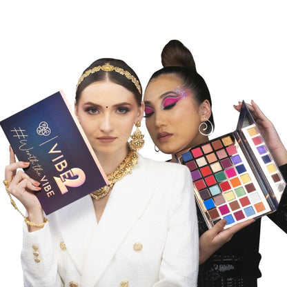 PAC Vibe Eyeshadow Palette X40 Season 2 - Blendable Formula, Intense Color Payoff, Richly Pigmented