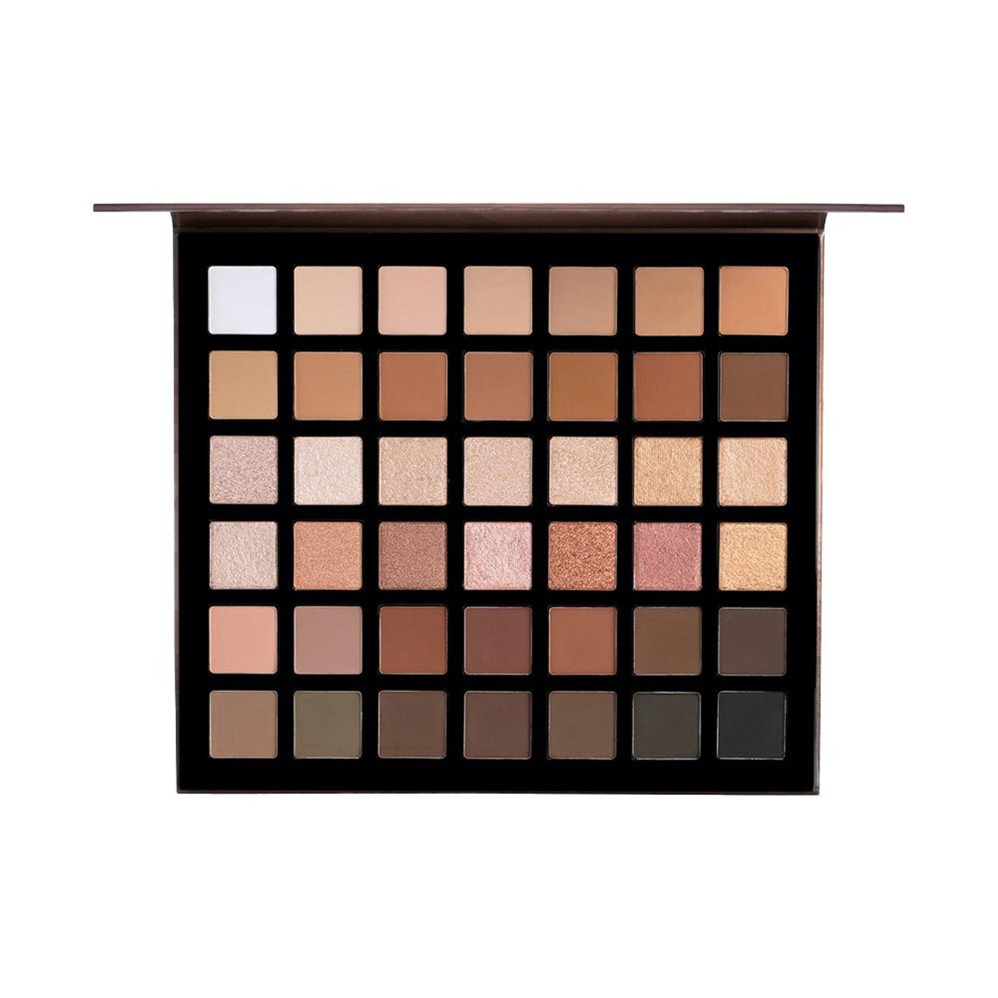 PAC Prism Eyeshadow Palette X42 Neutrals - High Impact Mattes Pearls & Shimmers, Blendable Formula