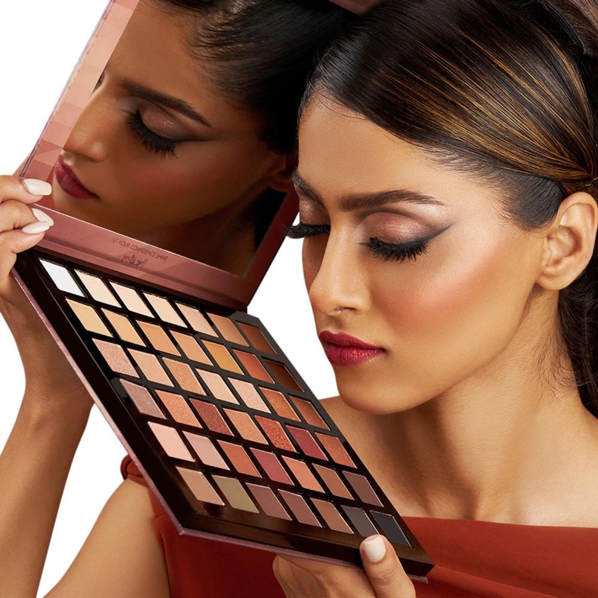 PAC Prism Eyeshadow Palette X42 Neutrals - High Impact Mattes Pearls & Shimmers, Blendable Formula