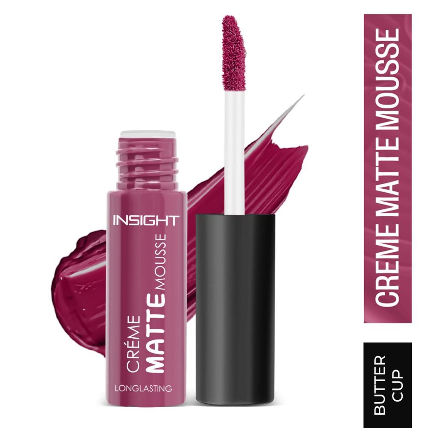Insight Cosmetics Creme Matte Mousse, 12hr Long Stay & Smudge Proof - Butter Cup